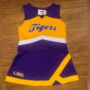 New Gen 2 LSU Girls Cheerleader Dress Small 4